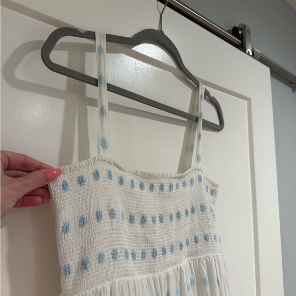 Zara Floral Embroidred Tiered Maxi Dress - Picture 3 of 5